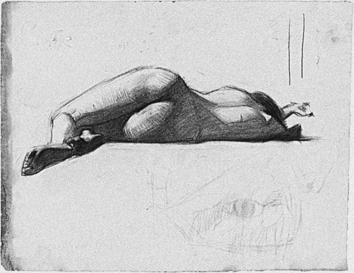 Эдвард Хоппер. лежащая обнаженная. 1900 –1906. Фото: Whitney Museuм of Aмericаn Art