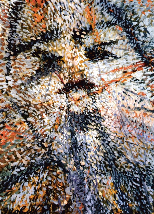 Владимир Яковлев. Портрет ветра. 1960-е гг. Бумага, гуашь