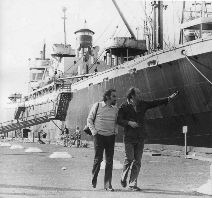 Иосиф Бродский и Соломон Волков в нью-йоркском порту, 1978 Фото — Марианна Волкова